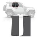 Adesivo Aplique Colunas Troller T4 2015-2021 Grafite - Adesivo Aplique Colunas Troller T4 2015-2021 Grafite -