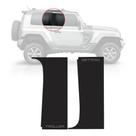 Adesivo Aplique Colunas Troller T4 2015-2021 Preto Adesivo Aplique Colunas Troller T4 2015-2021 Preto
