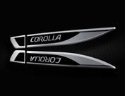Adesivo Aplique Cromado Resinado Corolla High Quality