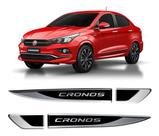 Adesivo Aplique Cromado Resinado Cronos Deluxe
