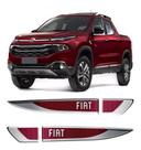 Adesivo Aplique Cromado Resinado Fiat Toro High Quality