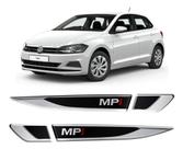 Adesivo Aplique Cromado Resinado Vw Mpi Inclinado Deluxe