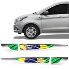 Adesivo Aplique Lateral Ford Brasil Emblema Resinado - Par Adesivo Aplique Lateral Ford Brasil Emblema Resinado - Par