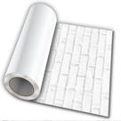 Adesivo Autocolante Tijolo Branco 50Cmx50Cm Modelo 5