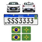 Adesivo Bandeira Brasil Distrito Federal Placa - Genérico Adesivo Bandeira Brasil Distrito Federal Placa - Genérico