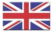 Adesivo Bandeira Land Rover Resinada Inglaterra - England - Vinil Automotivo de Alta Qualidade