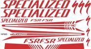 Adesivo Bike Bicicleta Specialized Fsr Comp Epic Vermelho Adesivo Bike Bicicleta Specialized Fsr Comp Epic Vermelho