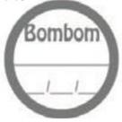 Adesivo Bombom Prata C/100 Marques Adesivo Bombom Prata C/100 Marques