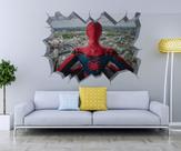 Adesivo Buraco de parede Homem Aranha