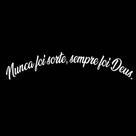 Adesivo carro e moto Frase Nunca foi sorte sempre foi Deus Cor:Branco Adesivo carro e moto Frase Nunca foi sorte sempre foi Deus Cor:Branco