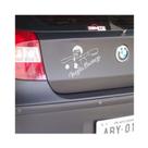 Adesivo carro e moto inezita barrozo Sticker Sertanejo música Cor:Branco