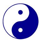 Adesivo carro e moto jin jang 3s on yin yang Adesivo carro e moto jin jang 3s on yin yang