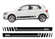 Adesivo Carro Gol Volkswagen Faixas Motorista E Carona