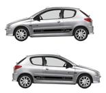Adesivo Carro Peugeot 206 Sport Faixas Laterais Em Vinil Adesivo Carro Peugeot 206 Sport Faixas Laterais Em Vinil