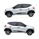 Adesivo Carro Renault Kwid Em Vinil Faixas Laterais