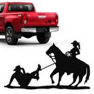 Adesivo Cavalo Cowboy Laço Homem Casal Country Sertanejo
