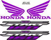 Adesivo Cg Start 160 Faixa Lateral Roxo Sem Resina Cor Disponível Conforme anúncio Compatível Com Honda Cg Start 160 Especificação Técnica