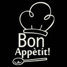 Adesivo Chefe De Cozinha Cozinheiro master bon appetit Cor:Preto
