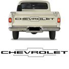 Adesivo Chevrolet C10 C14 C15 D10 Faixa Tampa Traseira Preto