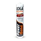 Adesivo Cola Pu55 p/ Vidros Automotivos Parabrisa Tubo 400g Pu Preto Silicone Selante Poliuretano Power Bond alta aderência e resistência