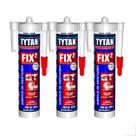 Adesivo Cola Ultra Forte Rápida Fix2 Gt Tytan 423G Kit 3 Un