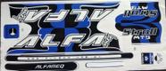 Adesivo Colante Bikes Alfameq Alfa Stroll Azul Adesivo Colante Bikes Alfameq Alfa Stroll Azul