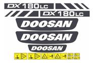 Adesivo Compatível com Escavadeira Doosan DX180LC SPTS