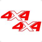Adesivo Compatível Com Frontier 4x4 2018/ Emblema Vermelho