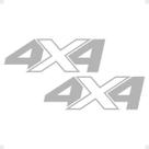 Adesivo Compatível Frontier 4x4 2020 Emblema Cinza Lateral Adesivo Compatível Frontier 4x4 2020 Emblema Cinza Lateral