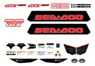 Adesivo Compatível Jet Ski Sea-Doo GTX 215 Vermelho 10-12