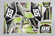 Adesivo compatível Kawasaki KX250F 2010 0,60mm Adesivo compatível Kawasaki KX250F 2010 0,60mm