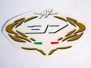 Adesivo Compatível Mv Agusta F4 37 Italia Comemorativo Ag002 Adesivo Compatível Mv Agusta F4 37 Italia Comemorativo Ag002