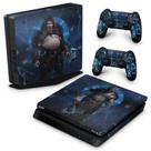 Adesivo Compatível PS4 Slim Skin - God of War Ragnarok B