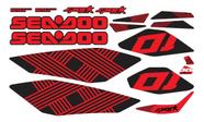 Adesivo Compatível Sea-Doo Spark Trixx Vermelho Adesivo Compatível Sea-Doo Spark Trixx Vermelho
