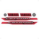 Adesivo Compatível Yamaha Crypton 2012 Moto Vermelha + Logos