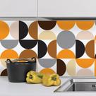 Adesivo de Azulejo 10x10 para Cozinha - Círculos