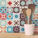 Adesivo de Azulejo Lourdes 20x20 cm com 48un Adesivo de Azulejo Lourdes 20x20 cm com 48un