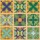 Adesivo de Azulejo Outono 10x10 cm com 50un