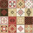 Adesivo de Azulejo Sevilha 15x15 cm com 108un
