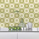 Adesivo de Azulejo Verde Erva Doce 20x20 cm com 24un