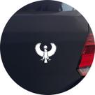 Adesivo de Carro Águia Egípcia Deus Rá - Cor Branco