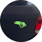 Adesivo de Carro Apito Juiz de Futebool - Cor Verde Claro