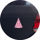 Adesivo de Carro Árvore de Natal Enfeitada - Cor Rosa Claro Adesivo de Carro Árvore de Natal Enfeitada - Cor Rosa Claro