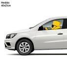 Adesivo de Carro Bart Simpson Dirigindo