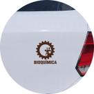 Adesivo de Carro Bioquímica Curso Profissão - Cor Marrom Adesivo de Carro Bioquímica Curso Profissão - Cor Marrom
