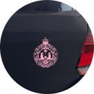 Adesivo de Carro Bolinha de Natal Nascimento de Jesus - Cor Rosa Claro Adesivo de Carro Bolinha de Natal Nascimento de Jesus - Cor Rosa Claro