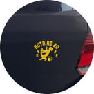 Adesivo de Carro Bota R20,00 Vinte Reais - Cor Amarelo