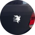 Adesivo de Carro Bruxa Witch Wicca - Cor Branco