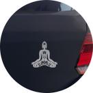 Adesivo de Carro Canais de Chakra Meditação Zen - Cor Laranja