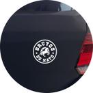 Adesivo de Carro Cowboy Brutos do Mato Homão - Cor Branco